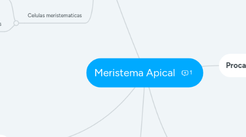 Mind Map: Meristema Apical