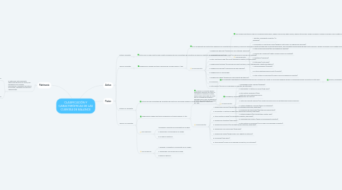 Mind Map: CLASIFICACIÓN Y CARACTERÍSTICAS DE LAS CUENTAS DE BALANCE