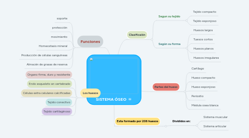 Mind Map: SISTEMA ÓSEO