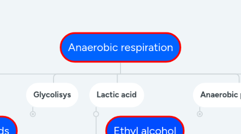 Mind Map: Anaerobic respiration
