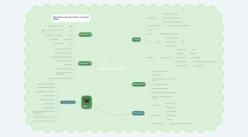 Mind Map: Bienestar Institucional