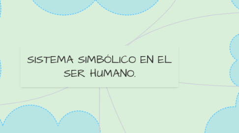Mind Map: SISTEMA SIMBÓLICO EN EL SER HUMANO.