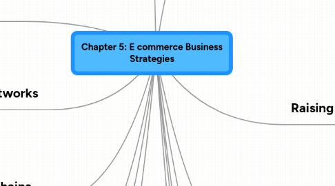 Mind Map: Chapter 5: E commerce Business Strategies