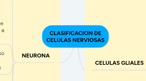 Mind Map: CLASIFICACION DE CELULAS NERVIOSAS