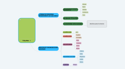 Mind Map: TOLIMA