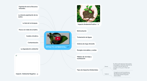 Mind Map: IMPACTO AMBIENTAL
