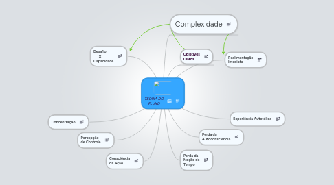 Mind Map: TEORIA DO FLUXO