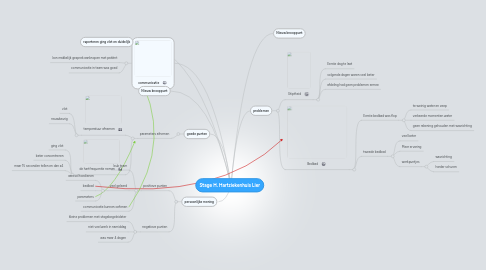 Mind Map: Stage H. Hartziekenhuis Lier