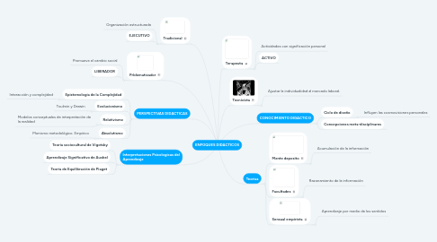 Mind Map: ENFOQUES DIDACTICOS