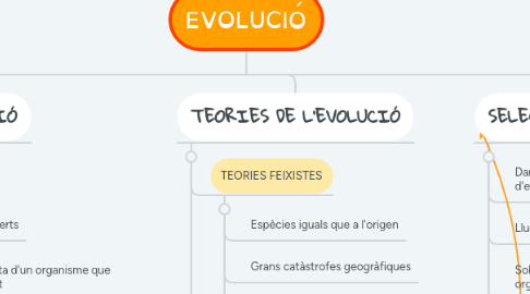 Mind Map: EVOLUCIÓ