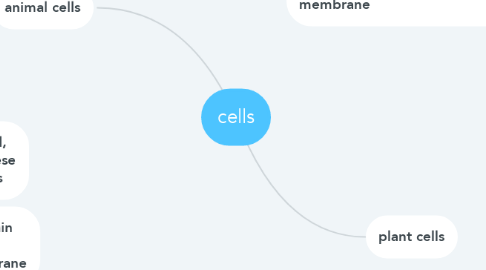 Mind Map: cells