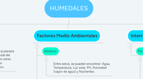 Mind Map: HUMEDALES