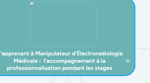 Mind Map: D’apprenant à Manipulateur d’Électroradiologie Médicale : l’accompagnement à la professionnalisation pendant les stages
