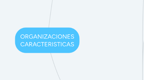 Mind Map: ORGANIZACIONES CARACTERISTICAS