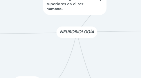 Mind Map: NEUROBIOLOGÍA