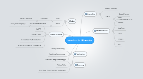 Mind Map: New Media Literacies