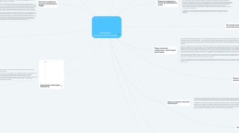 Mind Map: Электронно вычислительная техника