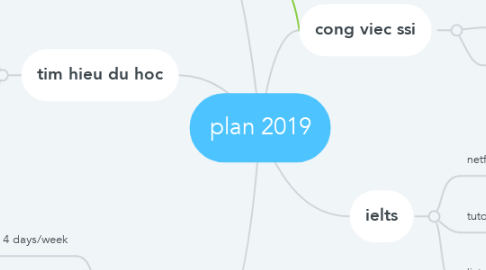 Mind Map: plan 2019