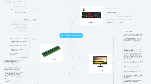 Mind Map: Partes de la computadora