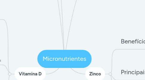 Mind Map: Micronutrientes