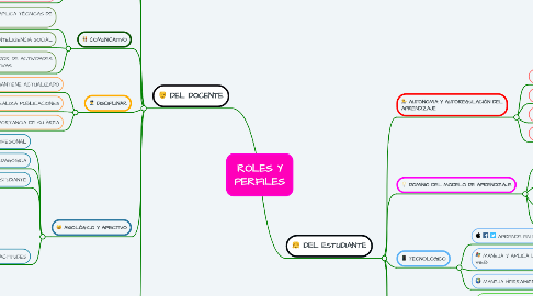Mind Map: ROLES Y PERFILES