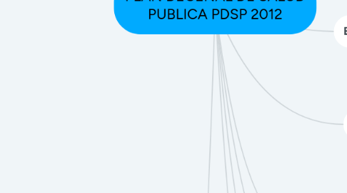 Mind Map: PLAN DECENAL DE SALUD PUBLICA PDSP 2012