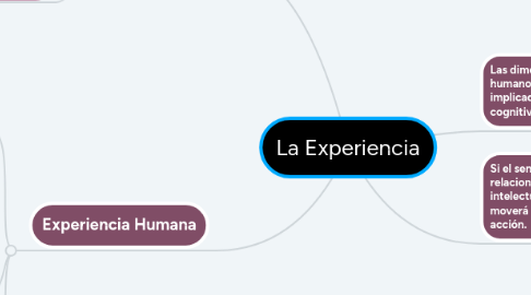 Mind Map: La Experiencia