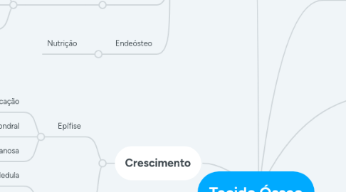 Mind Map: Tecido Ósseo