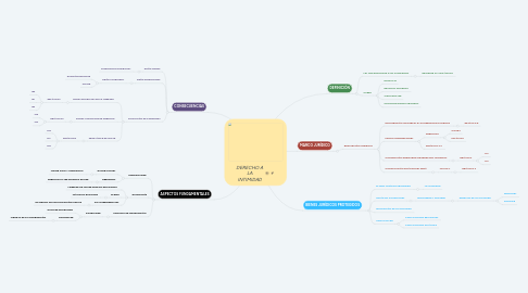 Mind Map: DERECHO A LA INTIMIDAD