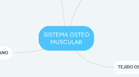 Mind Map: SISTEMA OSTEO MUSCULAR