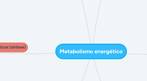 Mind Map: Metabolismo energético