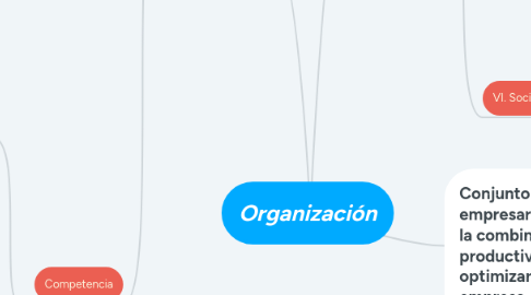 Mind Map: Organización