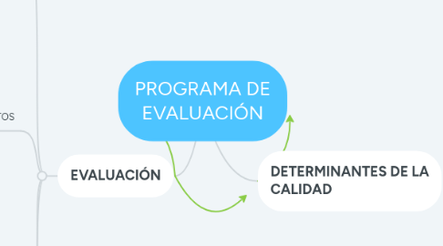 Mind Map: PROGRAMA DE EVALUACIÓN