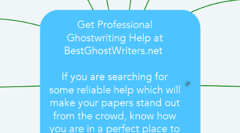 Mind Map: Get Professional Ghostwriting Help at BestGhostWriters.net    If you are searching for some reliable help which will make your papers stand out from the crowd, know how you are in a perfect place to find your solution!