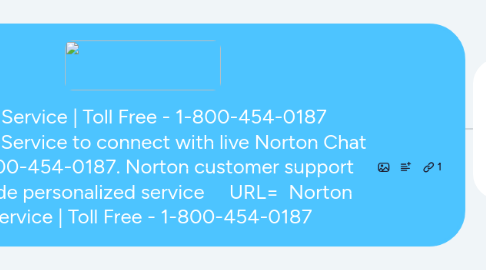Mind Map: Norton Customer Service | Toll Free - 1-800-454-0187 Norton Customer Service to connect with live Norton Chat or Helpline +1-800-454-0187. Norton customer support specialists provide personalized service URL= Norton Customer Service | Toll Free - 1-800-454-0187