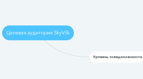 Mind Map: Целевая аудитория SkyVilk