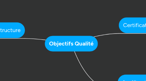 Mind Map: Objectifs Qualité