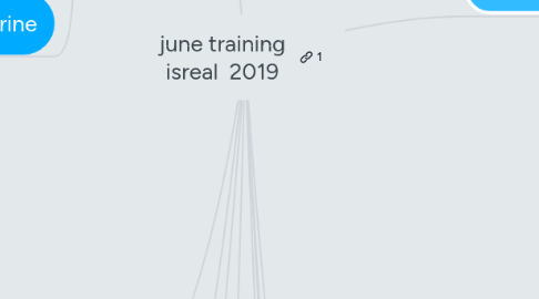 Mind Map: june training isreal  2019