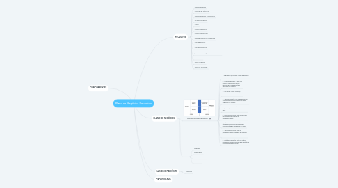 Mind Map: Plano de Negócios Resumido