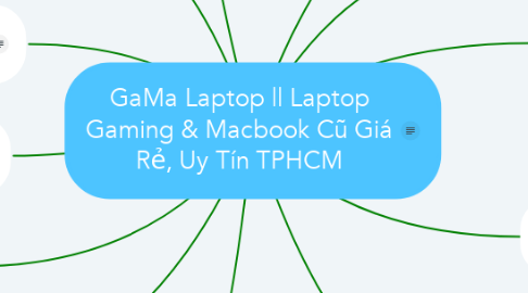 Mind Map: GaMa Laptop || Laptop Gaming & Macbook Cũ Giá Rẻ, Uy Tín TPHCM