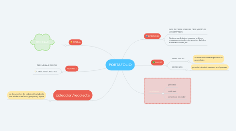 Mind Map: PORTAFOLIO
