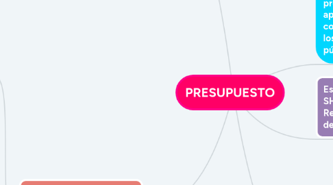 Mind Map: PRESUPUESTO