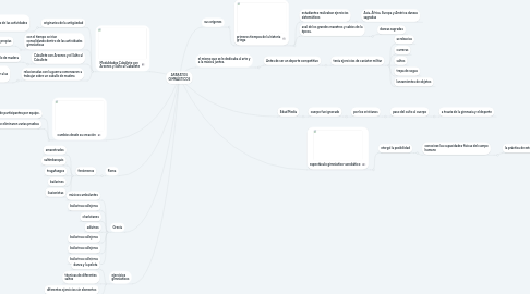 Mind Map: APARATOS GIMNÁSTICOS