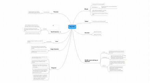 Mind Map: Digestion