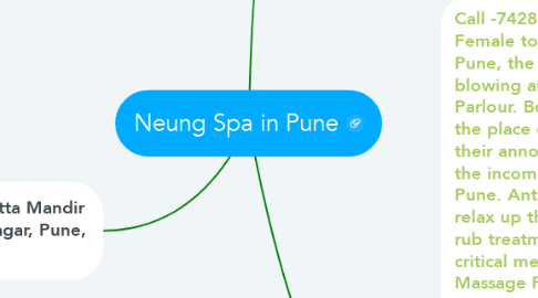 Mind Map: Neung Spa in Pune
