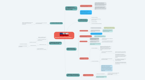 Mind Map: Derecho Procesal Penal Chileno