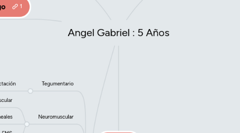 Mind Map: Angel Gabriel : 5 Años