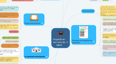 Mind Map: Proyecto en servicios de salud