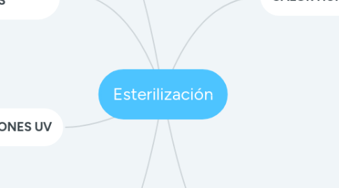 Mind Map: Esterilización