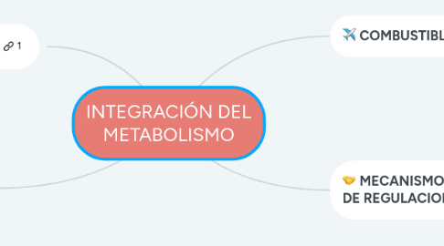 Mind Map: INTEGRACIÓN DEL METABOLISMO